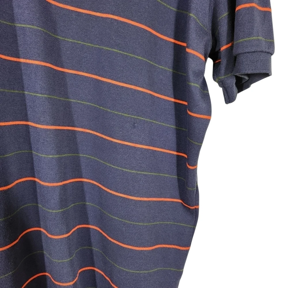 Polo by Ralph Lauren Men's Navy Blue Striped Shirt, Sz XXL